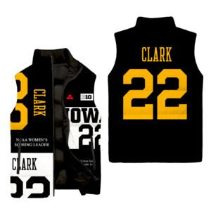Caitlin Clark NCAA Women's Scoring Leader Sleeveless Down Jacket Caitlin Clark, Iowa Hawkeyes