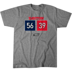 DAYTON 56 39 SHIRT 2024 NCAA Men's Basketball Championship, Dayton Basketball, Dayton Flyers