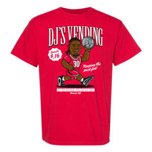 DJ'S VENDING SHIRT DJ Burns Jr, NC State Wolfpack