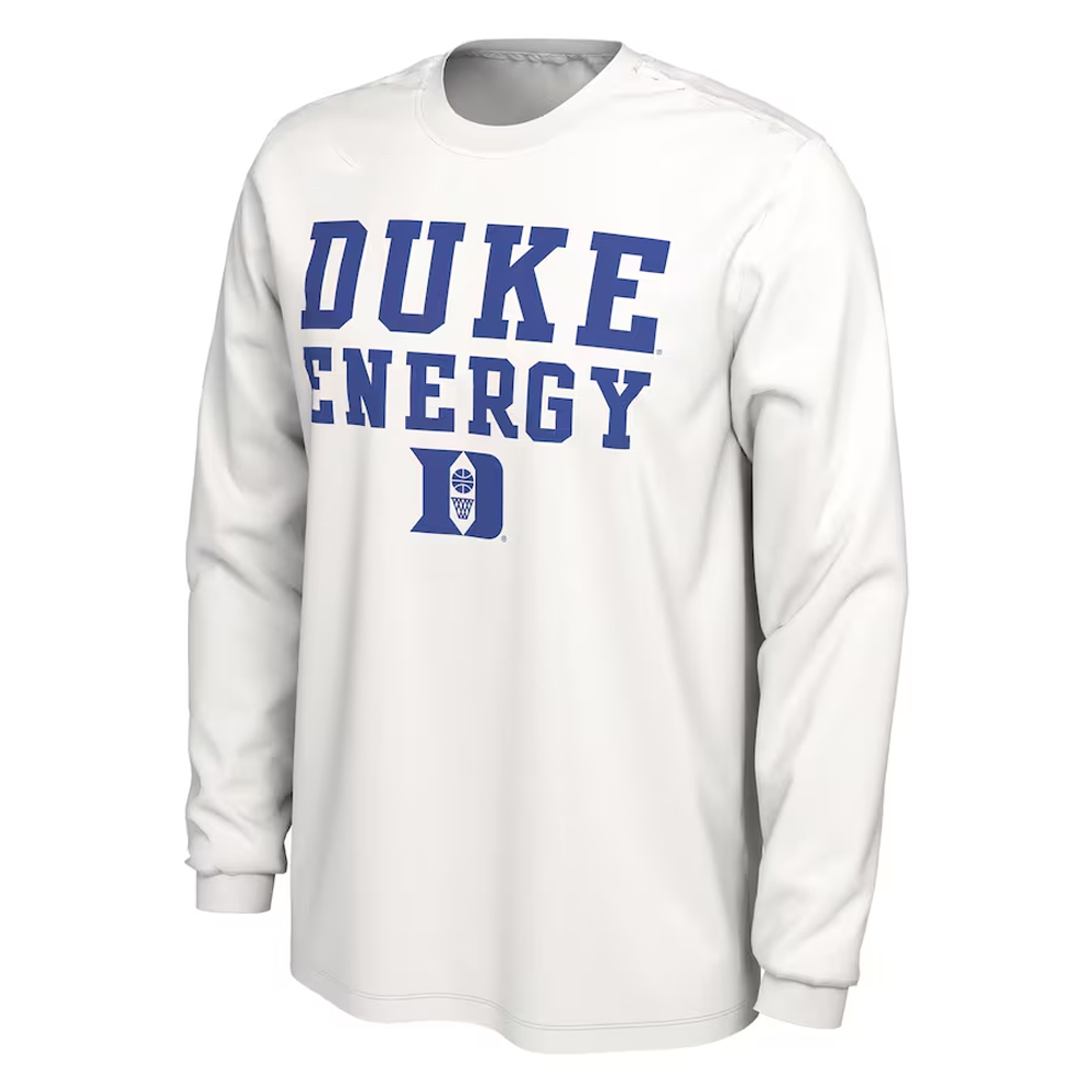 DUKE ENEGY SHIRT 2024 On-Court Bench Energy, Duke Blue Devils DUKE ENEGY SHIRT 2024 On Court Bench Energy, Duke Blue Devils