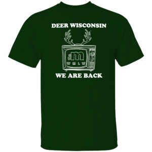 Deer Wisconsin We Are Back Shirt WMLW Retro, Milwaukee Bucks1
