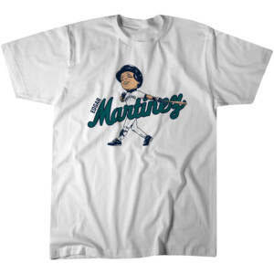 EDGAR MARTINEZ CARICATURE SHIRT Seattle Mariners