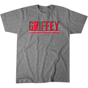 GRIFFEY LEGEND TEAM NAME TEXT SHIRT Ken Griffey Sr, Cincinnati Reds