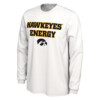 HAWKEYS ENEGY SHIRT 2024 On Court Bench Energy, Iowa Hawkeyes