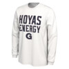 HOYAS ENEGY SHIRT 2024 On Court Bench Energy, Georgetown Hoyas