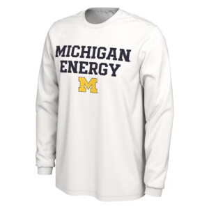 MICHIGAN ENEGY SHIRT 2024 On Court Bench Energy, Michigan Wolverines