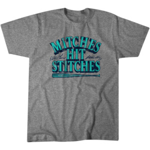 MITCHES HIT STITCHES SHIRT Mitch Haniger, Mitch Garver, Seattle Mariners