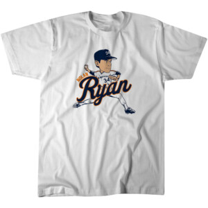 NOLAN RYAN CARICATURE SHIRT Houston Astros