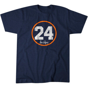 NUMBER CIRCLE #24 SIGNATURE SHIRT Jimmy Wynn, Houston Astros