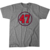 NUMBER CIRCLE #47 SIGNATURE SHIRT Tom Glavine, Atlanta Braves