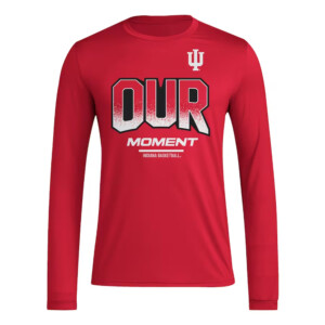OUR MOMENT ENEGY SHIRT 2024 On Court Bench Energy, Indiana Hoosiers