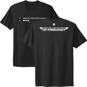 Orbital Precision Strike Shirt Helldivers II, Sony PlayStation Game