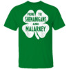 Prone To Shenanigans And Malarkey Funny St Patricks Day Boys T Shirt