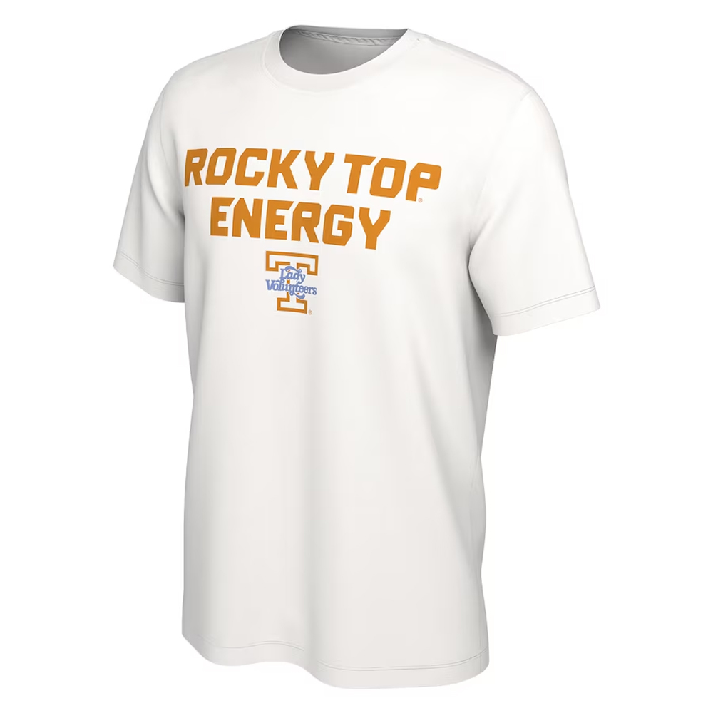 ROCKY TOP ENEGY SHIRT 2024 On-Court Bench Energy, Tennessee Lady Vols ROCKY TOP ENEGY SHIRT 2024 On Court Bench Energy, Tennessee Lady Vols