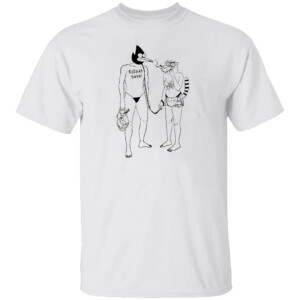 Regular Show x The Money Store Parody Mashup Shirt Funny Mordecai, Rigby, Adventure Time, Death Grips