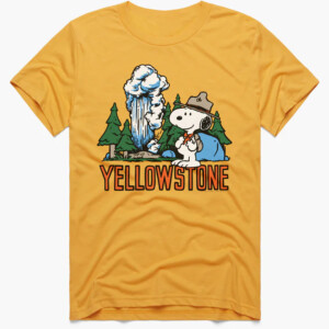 Snoopy x Yellowstone Shirt Peanuts Snoopy x Yellowstone National Park