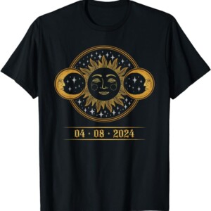 Solar Eclipse 04 08 2024 Astrophysics Space Astronomy Lover T Shirt