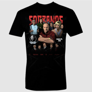 Sopranos 25 Bootleg Poster Shirt The Sopranos