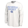 TAR HEELS ENEGY SHIRT 2024 On Court Bench Energy, North Carolina Tar Heels