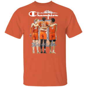 THE CHAMPIONS CITY SKYLINE SHIRT 2024 BIG TEN MEN'S BASKETBALL TOURNAMENT CHAMPIONS, Marcus Domask, Coleman Hawkins, Terrence Shannon Jr, Illinois Fighting Illini