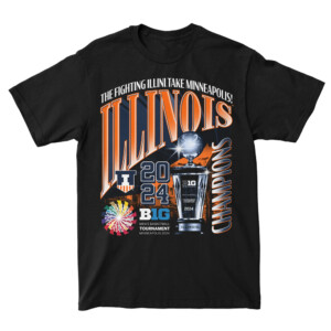 THE FIGHTING ILLINI TAKE MINNEAPOLIS SHIRT 2024 B1G TOURNAMENT CHAMPIONS, Illinois Fighting Illini