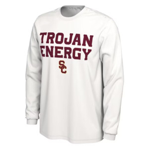 TROJAN ENEGY SHIRT 2024 On Court Bench Energy, USC Trojans