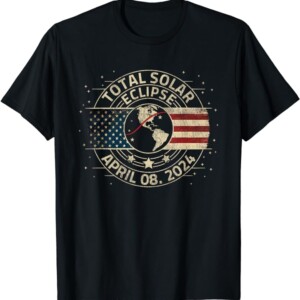 Total Solar Eclipse 2024 Totality Eclipse Path 04. 08. 2024 T Shirt