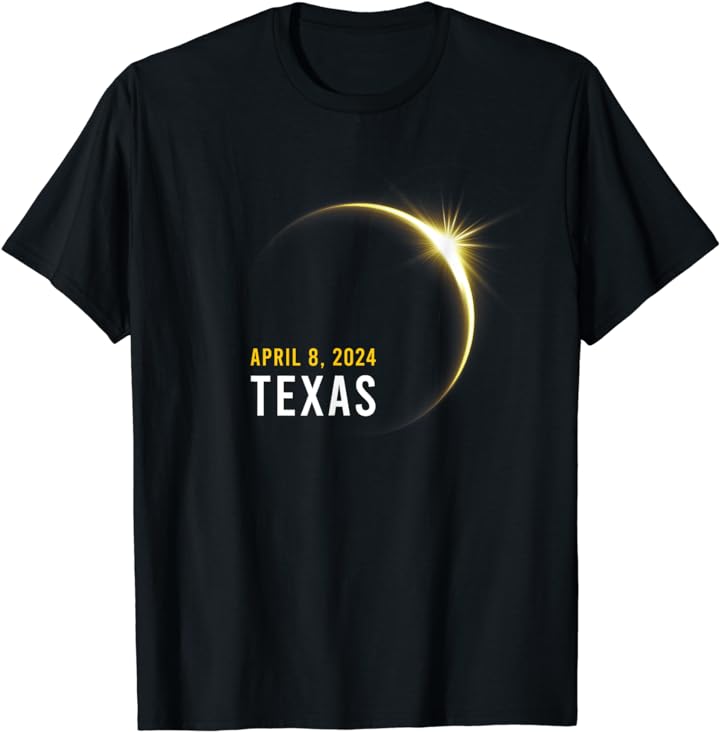 Totality 04 08 24 Total Solar Eclipse 2024 Texas T-Shirt Totality 04 08 24 Total Solar Eclipse 2024 Texas T Shirt