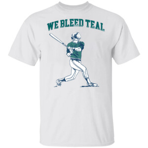 WE BLEED TEAL SHIRT Coastal Carolina Chanticleers