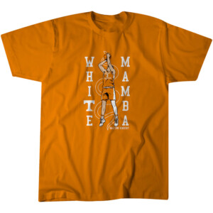 WHITE MAMBA SHIRT Tennessee Basketball, Dalton Knecht, Tennessee Volunteers