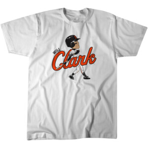 WILL CLARK CARICATURE SHIRT San Francisco Giants