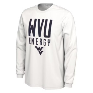 WVM ENEGY SHIRT 2024 On Court Bench Energy, West Virginia Mountaineers