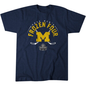 2024 FROZEN FOUR SHIRT Michigan Hockey, Michigan Wolverines