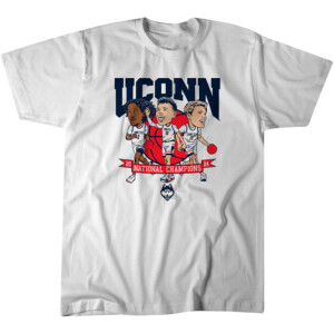 2024 NATIONAL CHAMPIONS CARICATURES SHIRT 2024 NCAA Men's Basketball National Champions, UConn Huskies