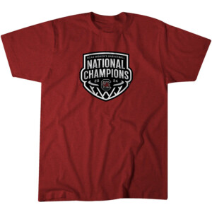 2024 NATIONAL CHAMPIONS LOGO SHIRT 2024 NCAA Women's Basketball National Champions, South Carolina Gamecocks