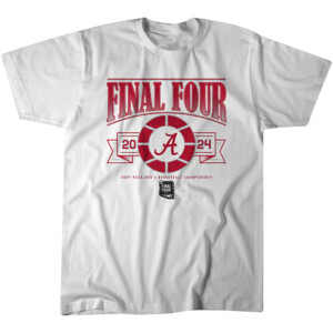 2024 NCAA Men's 2024 FINAL FOUR SHIRT Basketball Tournament March Madness Final Four, Alabama Crimson Tide