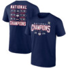 2024 NCAA Men's Basketball National Champions Schedule Shirt UConn Huskies