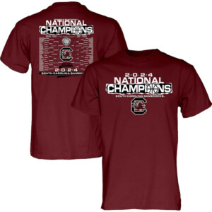 2024 NCAA Women's Basketball National Champions Bracket Shirt South Carolina Gamecocks