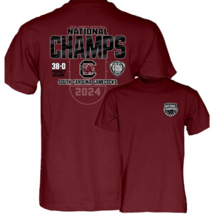 2024 WOMEN'S BASKETBALL NATIONAL CHAMPS 38 0 SHIRT 2024 NCAA Women's Basketball National Champions, South Carolina Gamecocks