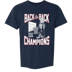 BACK TO BACK 2023 2024 CHAMPIONS SHIRT 2024 NCAA Men's Basketball National Champions, UConn Huskies