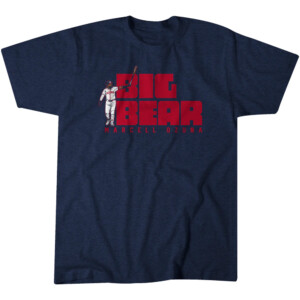 BIG BEAR SHIRT Marcell Ozuna, Atlanta Braves