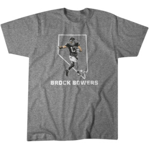 BROCK BOWERS STATE STAR SHIRT Las Vegas Raiders
