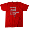 BURNS & HORNE & DIARRA & O'CONNELL & MORSELL SHIRT 2024 STARTING 5, NC State Wolfpack