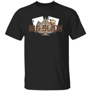 Big Slick Ace of Spade King of Spades Poker Shirt Texas Poker Playing T Shirts and Hole Cards