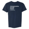 CHAMPIONSHIP PARADE REPEAT HUSKIES SHIRT 2024 NCAA Men's Basketball National Champions, UConn Huskies