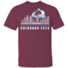 COLORADO TEAM ROSTER CITY SKYLINE SHIRT 2024 Stanley Cup Champions, Colorado Avalanche