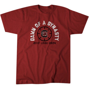 DAWN OF A DYNASTY SHIRT 2024 NCAA Women's Basketball National Champions, South Carolina Gamecocks