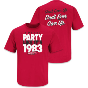 I Wanna Party Like It's 1983 Shirt 2024 NCAA Basketball Championship, NC State Wolfpack