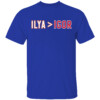 ILYA GREAT THAN IGOR SHIRT Igor Shesterkin, Ilya Sorokin, New York Rangers