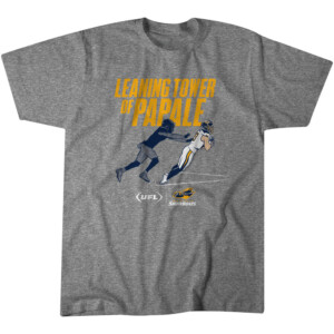 LEANING TOWER CATCH SHIRT Vinny Papale, Memphis Showboats